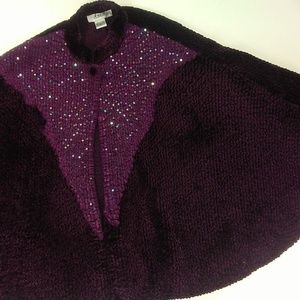 Anis A. Burgundy Shawl